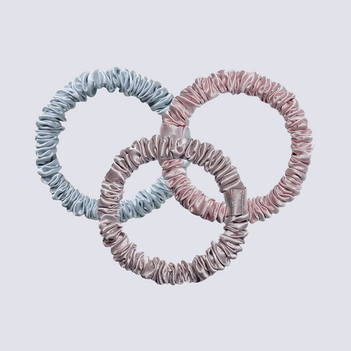 Копринен ластик за коса (Scrunchie) 1 см